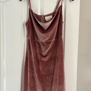 Velvet Pink Dress